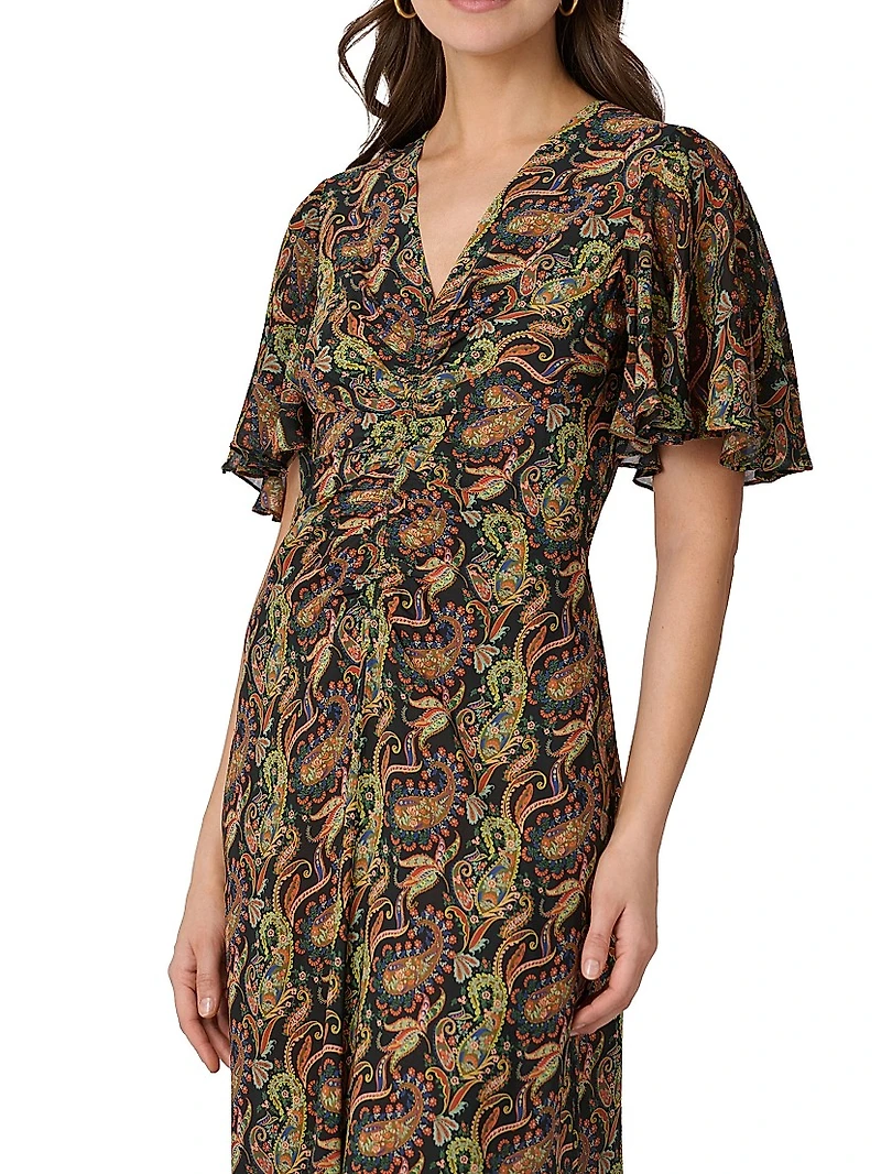 Drew Paisley Cocktail Dress