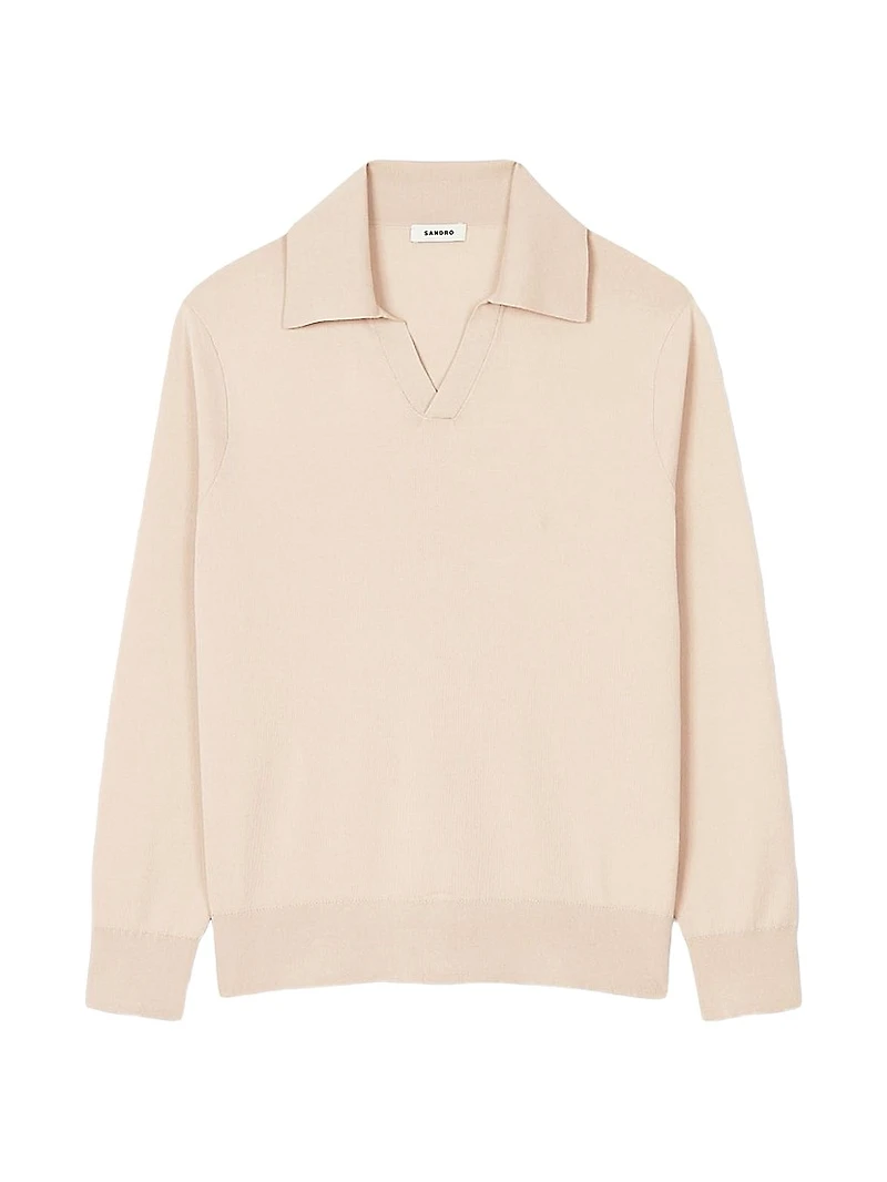 Knit Polo Shirt