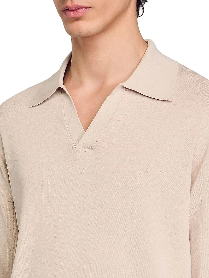Knit Polo Shirt