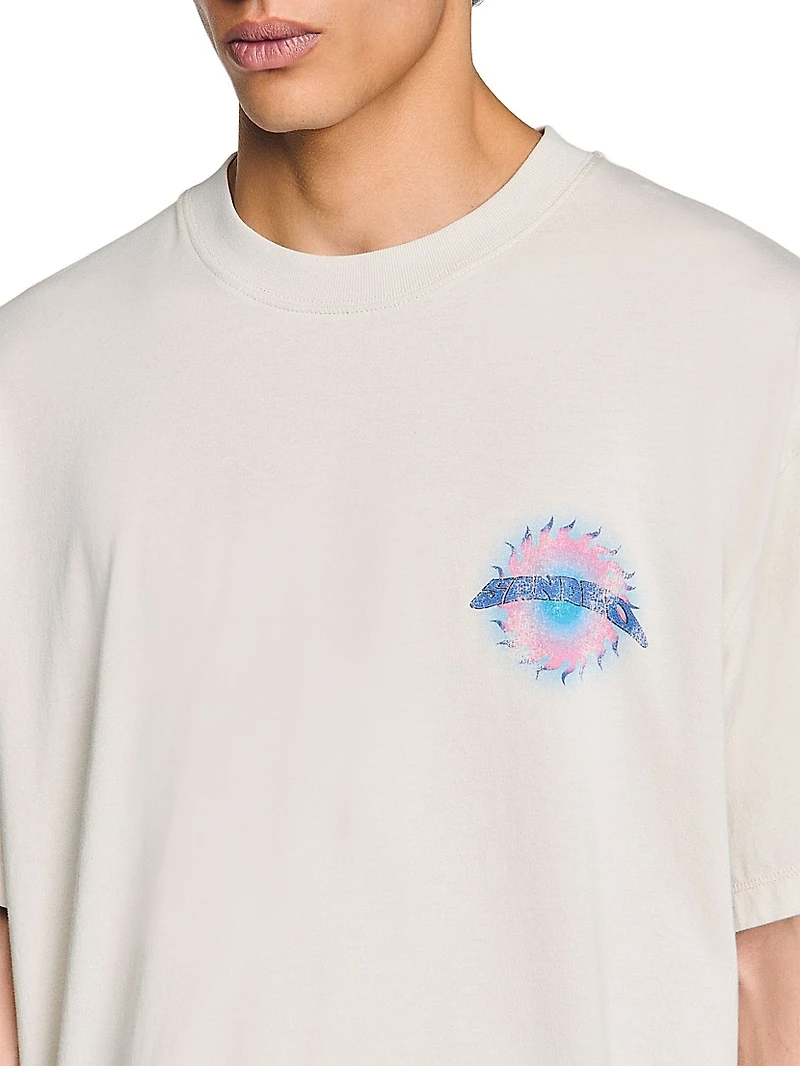 Sun Motif T-Shirt