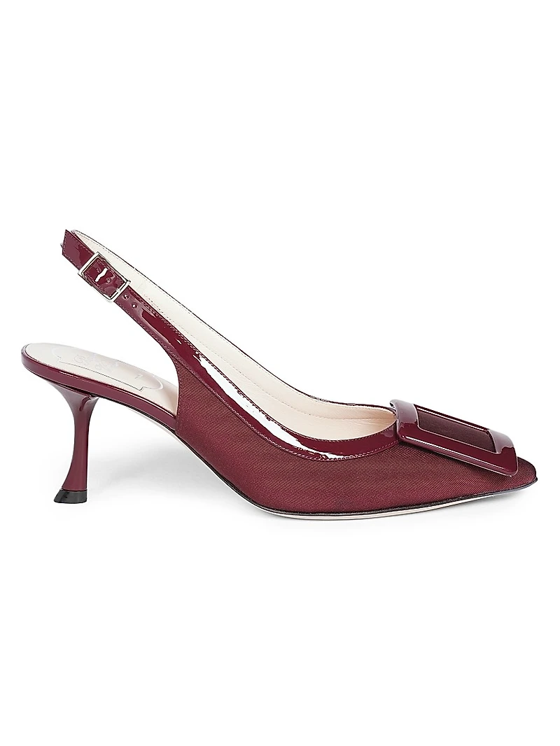 Viv'In The City 65MM Grosgrain Slingback Pumps