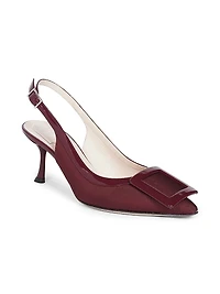 Viv'In The City 65MM Grosgrain Slingback Pumps