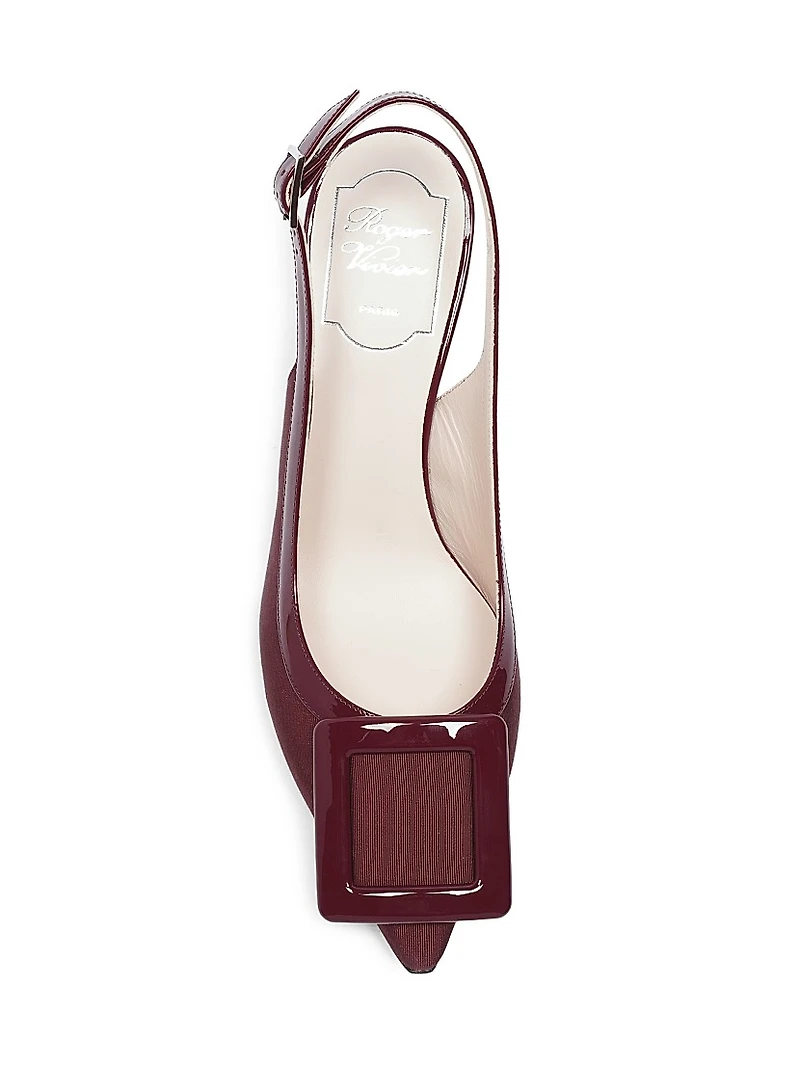Viv'In The City 65MM Grosgrain Slingback Pumps