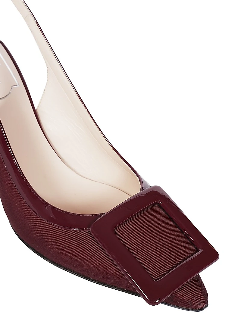 Viv'In The City 65MM Grosgrain Slingback Pumps