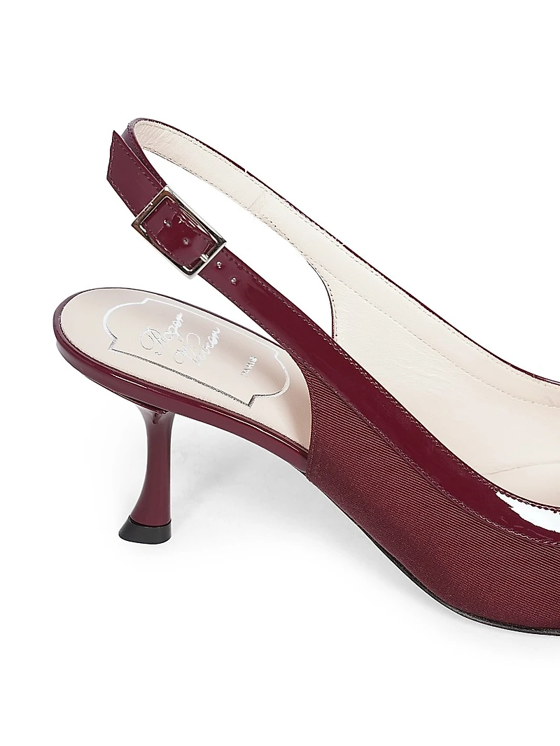 Viv'In The City 65MM Grosgrain Slingback Pumps