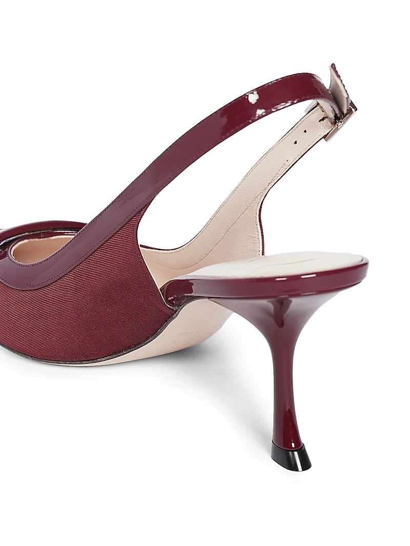 Viv'In The City 65MM Grosgrain Slingback Pumps