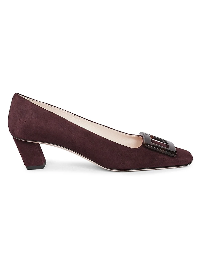 Belle Vivier 45MM Suede Pumps