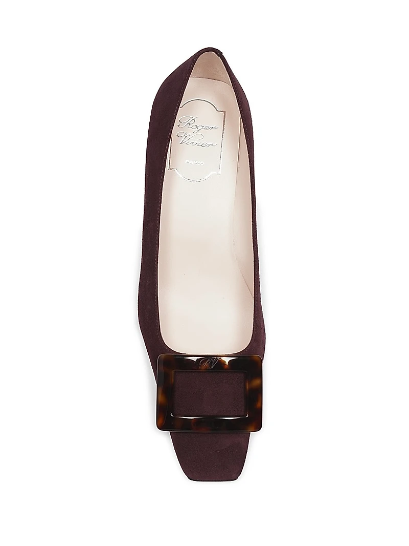 Belle Vivier 45MM Suede Pumps