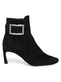 Trompette 70MM Suede Booties