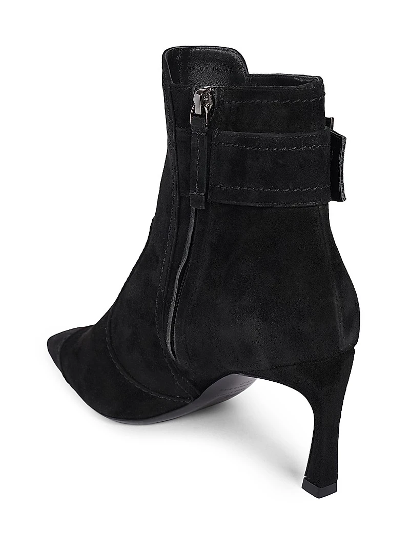 Trompette 70MM Suede Booties