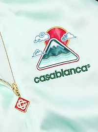 Satin Logo Bomber Jacket