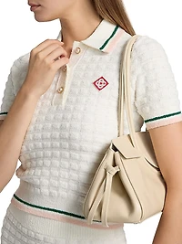 Bouclé Grid Polo Shirt
