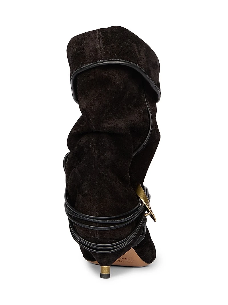 Edrika Suede Slouchy Booties