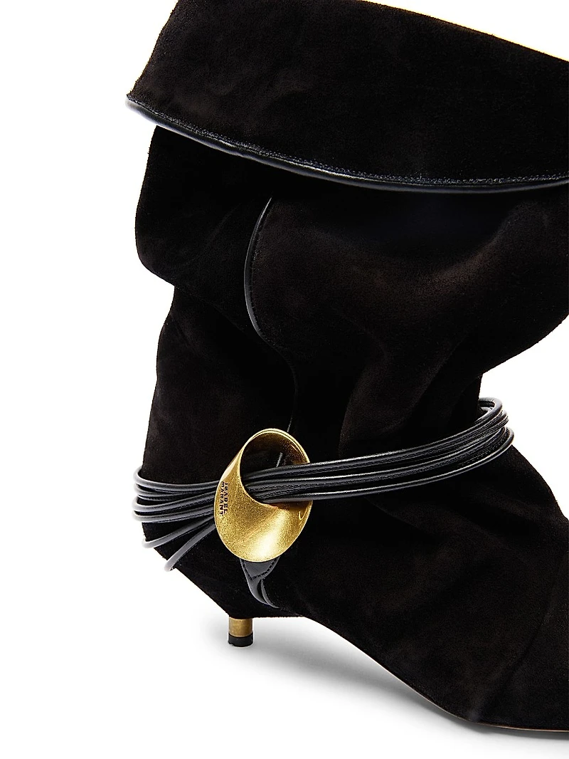 Edrika Suede Slouchy Booties