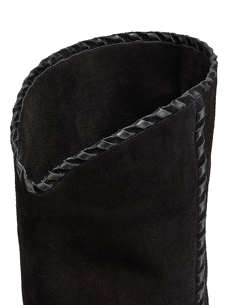 Edoa Suede Whipstitch Boots