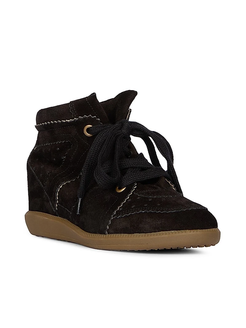 Bobby Suede High-Top Sneakers