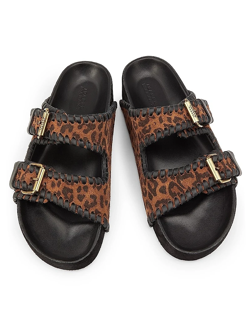 Lennyo Suede Sandals