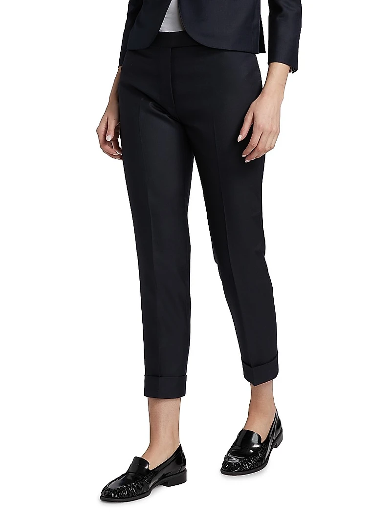 Low-Rise Skinny Trousers