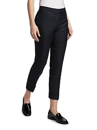 Low-Rise Skinny Trousers