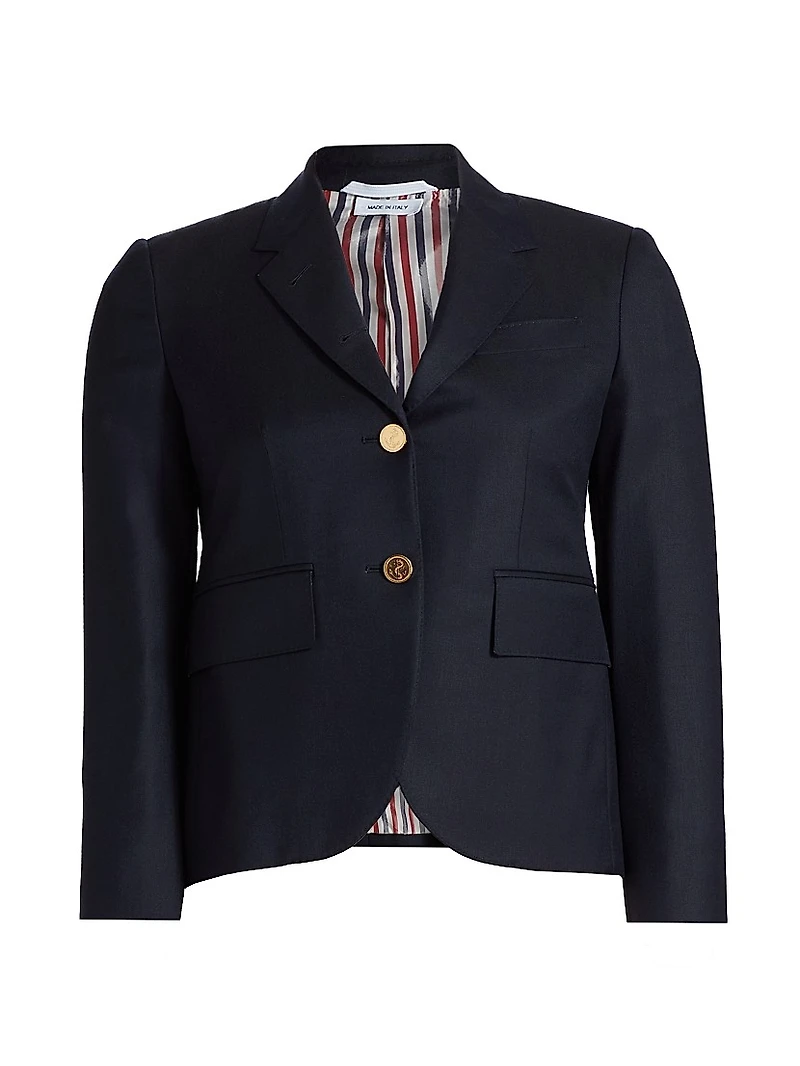 High Armhole Wool Sport Coat