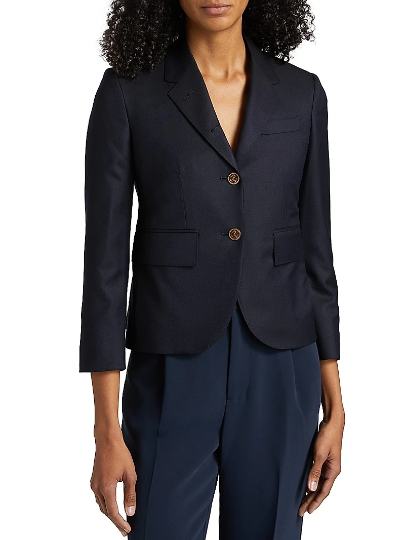 High Armhole Wool Sport Coat