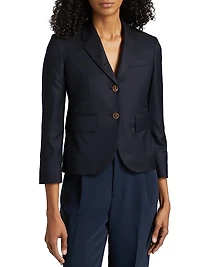 High Armhole Wool Sport Coat