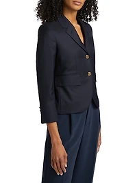 High Armhole Wool Sport Coat