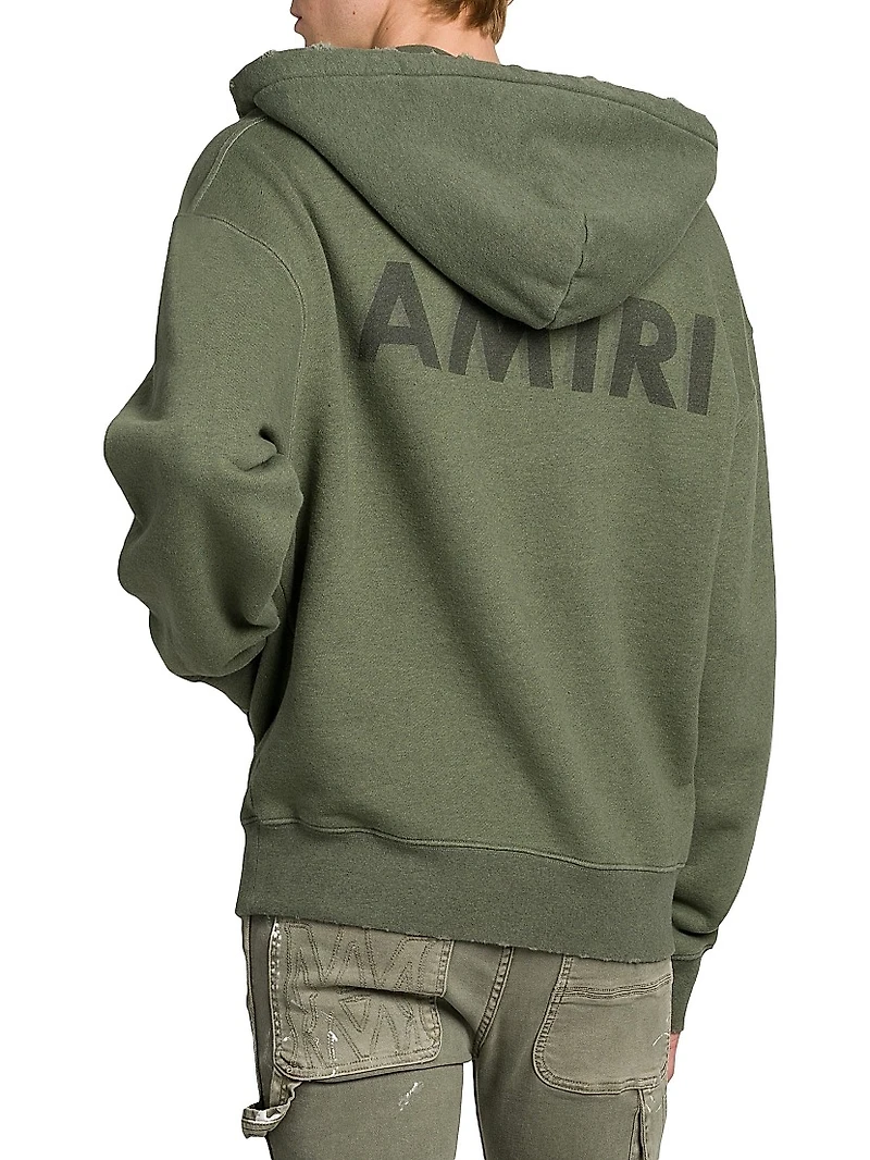 Stencil Cotton Oversized Hoodie