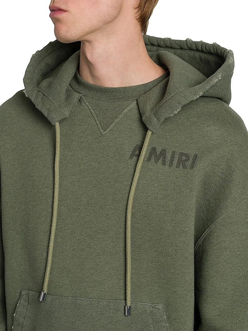 Stencil Cotton Oversized Hoodie