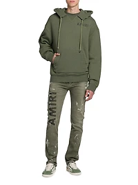 Stencil Cotton Oversized Hoodie