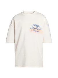 Follow Me Cotton Oversized Crewneck T-Shirt