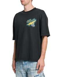 Crystal Amiri Wings Embellished Crewneck T-Shirt