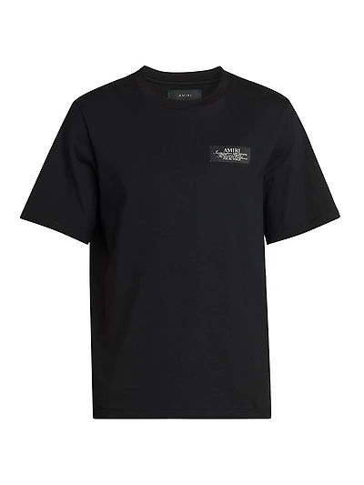Spirit Logo Cotton Crewneck T-Shirt