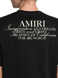 Spirit Logo Cotton Crewneck T-Shirt