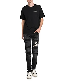 Spirit Logo Cotton Crewneck T-Shirt