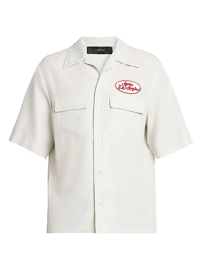 Station Patch Bowling Shirt