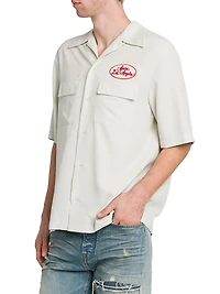 Station Patch Bowling Shirt