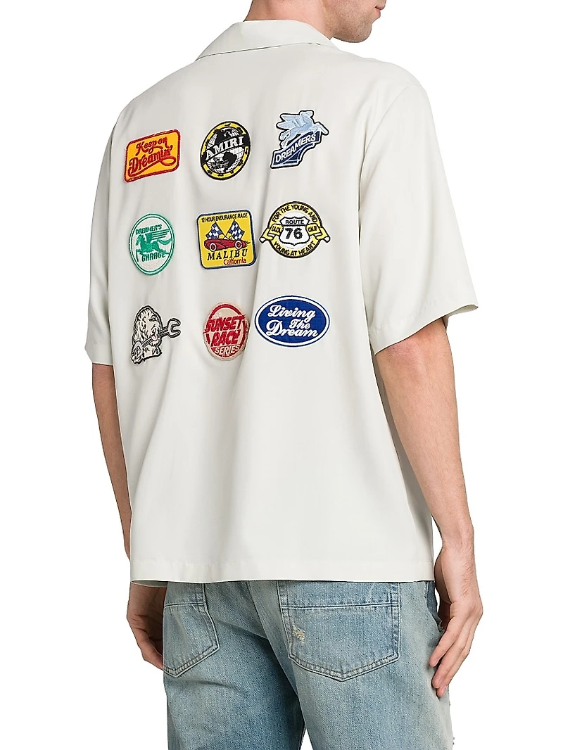 Station Patch Bowling Shirt