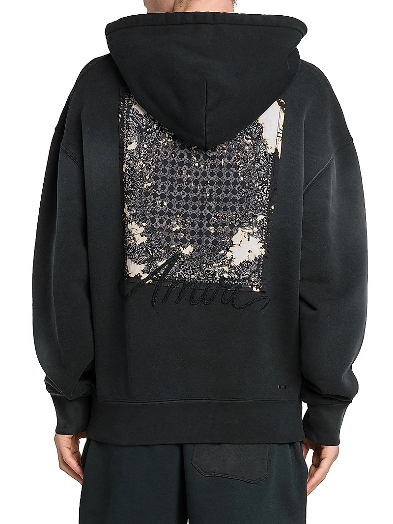 Bleach Bandana Cotton Oversized Hoodie