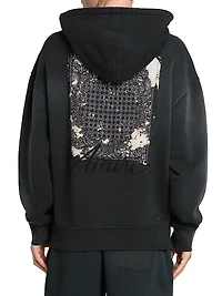 Bleach Bandana Cotton Oversized Hoodie