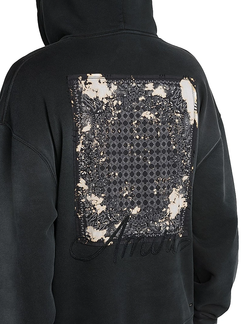 Bleach Bandana Cotton Oversized Hoodie