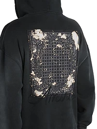 Bleach Bandana Cotton Oversized Hoodie