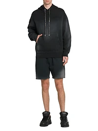Bleach Bandana Cotton Oversized Hoodie