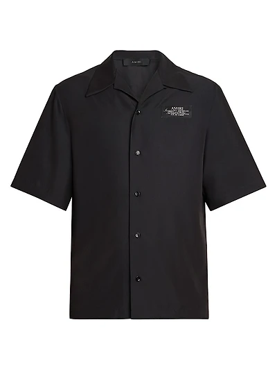 Spirit Logo Patch Bowling Shirt