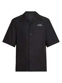 Spirit Logo Patch Bowling Shirt