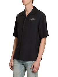 Spirit Logo Patch Bowling Shirt