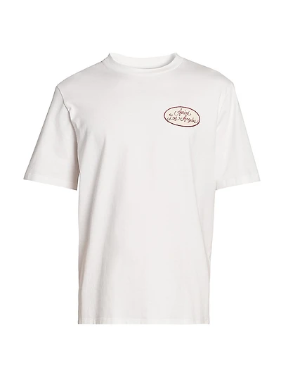 Station Patch Cotton Crewneck T-Shirt