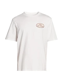 Station Patch Cotton Crewneck T-Shirt