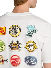 Station Patch Cotton Crewneck T-Shirt