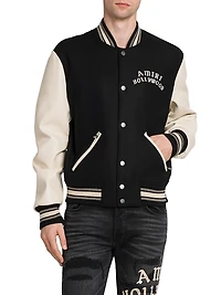 Hollywood Wool Bomber Jacket